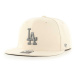 47 MLB LOS ANGELES DODGERS BALLPARK CAPTAIN Klubová kšiltovka, béžová, velikost