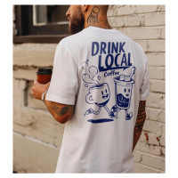 Drink Coffee cotton T-shirt - White