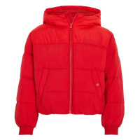 Dětská bunda Tommy Hilfiger červená barva