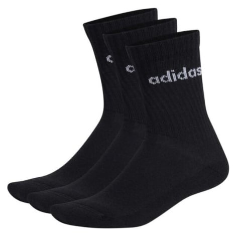 adidas CREW 3PP Ponožky, černá, velikost