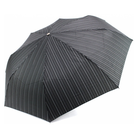 Černošedý plně automatický skládací pánský deštník Leverett Doppler