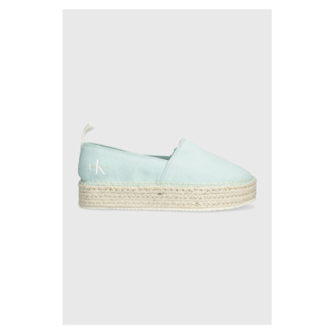 Espadrilky Calvin Klein Jeans PLATFORM ESPADRILLE ML BTW na platformě, YW0YW01378