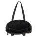 Beagles dámská taška shoperka Malaga s dekorativním popruhem - černá - 7,6L