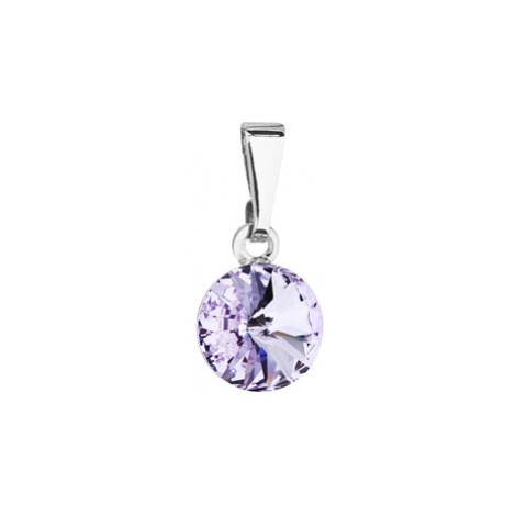 Přívěsek bižuterie se Swarovski krystaly fialový kulatý 54018.3 violet