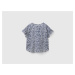 Benetton, Patterned Blouse In Light Cotton