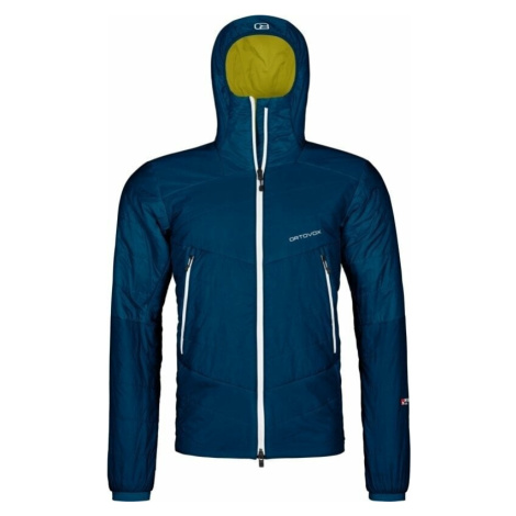 Ortovox Westalpen Swisswool Jacket M Petrol Blue Outdorová bunda