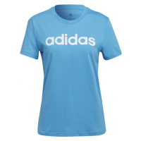 adidas LINEAR TEE Dámské tričko, modrá, velikost