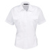 Premier Workwear Dámská pilotní košile s krátkým rukávem PR312 White