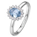 Brosway Elegantní stříbrný prsten Fancy Cloud Light Blue FCL74