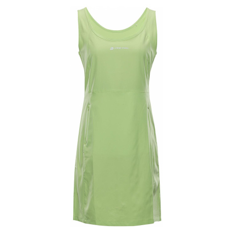 Dámské šaty Alpine Pro ELANDA 4 - světle zelená