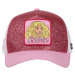 Růžová kšiltovka Capslab Trucker Barbie Cap Světle růžová