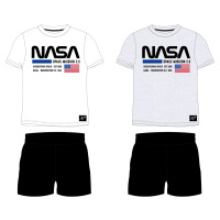 Nasa - licence Chlapecké pyžamo - NASA 5204337, šedý melír / černá Barva: Šedá