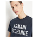 Tmavě modré pánské tričko Armani Exchange