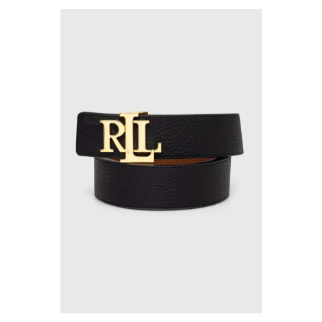 Oboustranný kožený pásek Lauren Ralph Lauren dámský, 412912040