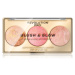 Revolution PRO Blush & Glow paletka pro celou tvář odstín Peach Glow 8.4 g