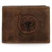 Pánská kožená peněženka Zvěrokruh Beran - Daimon, hnědá