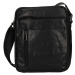 Panská kožená taška přes rameno SendiDesign Dennon - black