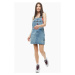 Tommy Hilfiger Tommy Jeans dámské laclové denim šaty DUNGAREE DRESS CRLT