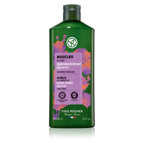 Yves Rocher Boucles šampon pro kudrnaté a vlnité vlasy with organic flax 300 ml
