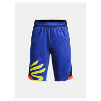 Under Armour Kraťasy B CURRY SPLASH SHORT-BLU - Kluci