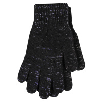 Voxx Vivaro Dámské pletené rukavice BM000000619000101398 černá/stříbná UNI