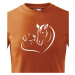 Dětské tričko pro milovníky zvířat - Srdce koně a psa - skvělý dárek