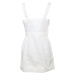 jiná značka NA-KD »Pinafore Mini Denim Dress« riflové šaty< Barva: Bílá, Mezinárodní