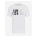 Bílé pánské tričko s potiskem Armani Exchange