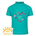 Dívčí tričko na koupání COLOR KIDS T-shirt w. print-atlantis