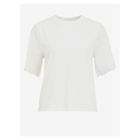Bílé tričko VILA Silinia