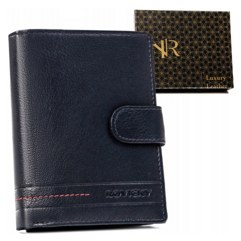 Klasická pánská kožená peněženka na patentku Rovicky