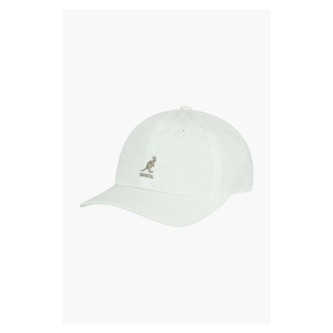 Bavlněná baseballová čepice Kangol Washed Baseball bílá barva, s potiskem, K5165HT-WHITE