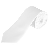 SOĽS Garner Saténová kravata SL02932 Bílá