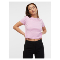 Orsay Růžové dámské krátké tričko - Dámské