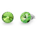 Náušnice zelené Rivoli se Swarovski Elements Sweet Candy Studs K1122SS39PE Peridot 8 mm