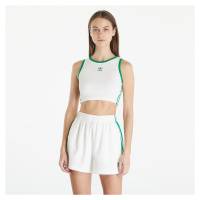 adidas Terry Crop Tank Off White