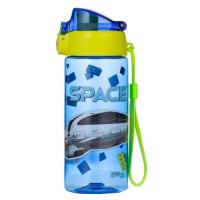 Oxybag SPACE Dětská plastová láhev na pití, tmavě modrá, velikost