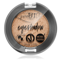puroBIO Cosmetics Compact Eyeshadows oční stíny odstín 01 Sparkling Wine 2,5 g