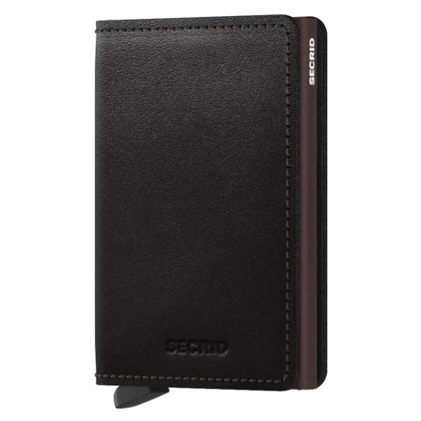 Kožená peněženka Secrid Slimwallet Origina černá barva, SO.BLACK.BROWN