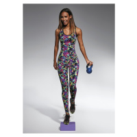 Bas Bleu Sports leggings REVEL 90 shaping the figure with a fashionable print