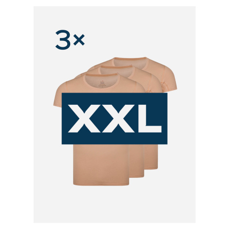 Triplepack pánské neviditelné tričko pod košili ARLON se zdvojeným podpažím - XXL CityZen®