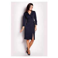 Awama Woman's Dress A151 Navy Blue