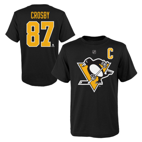 Pittsburgh Penguins dětské tričko Sidney Crosby 87 Name & Number black Outerstuff