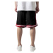 Stripes Mesh Shorts - blkredwht