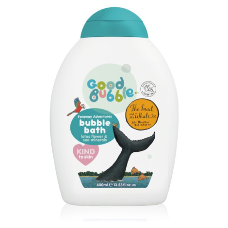 Good Bubble Snail & the Whale Bubble Bath pěna do koupele pro děti Lotus Flower & Sea Minerals 4