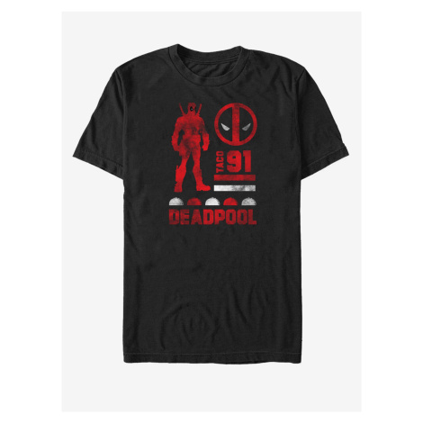Černé unisex tričko Marvel Deadpool Sil ZOOT.FAN