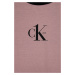 Dětská noční košile Calvin Klein Underwear růžová barva, s aplikací