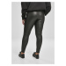 Dámské legíny // Urban classics Ladies Fake Leather Tech Leggings black