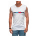 Men's printed tank top S1955 - white