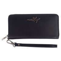 Meatfly kožená peněženka Leila Premium Black | Černá
